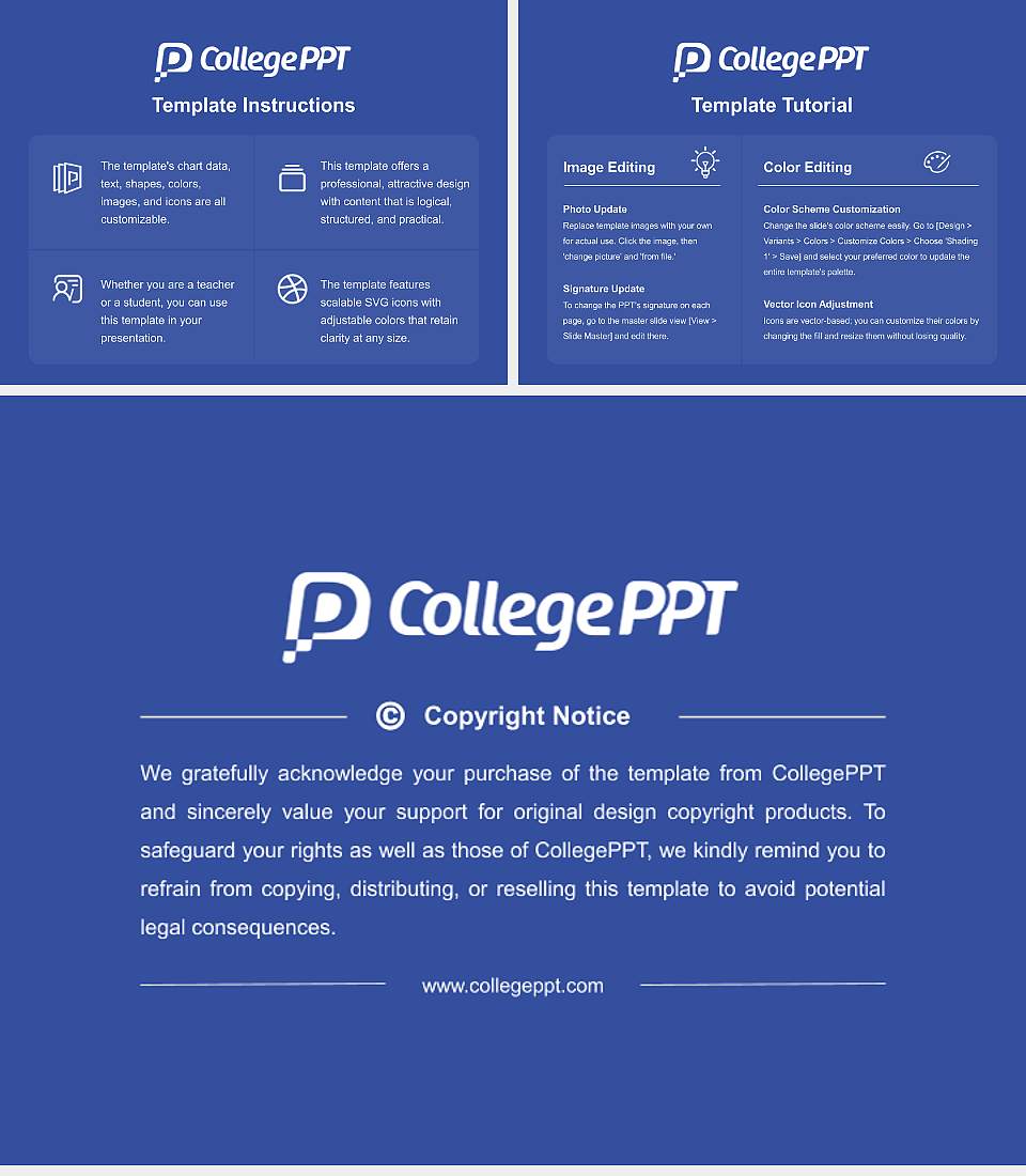 Chungnam Provincial College Course/Courseware Creation PPT Template4:3 ratio PPT effect preview image5
