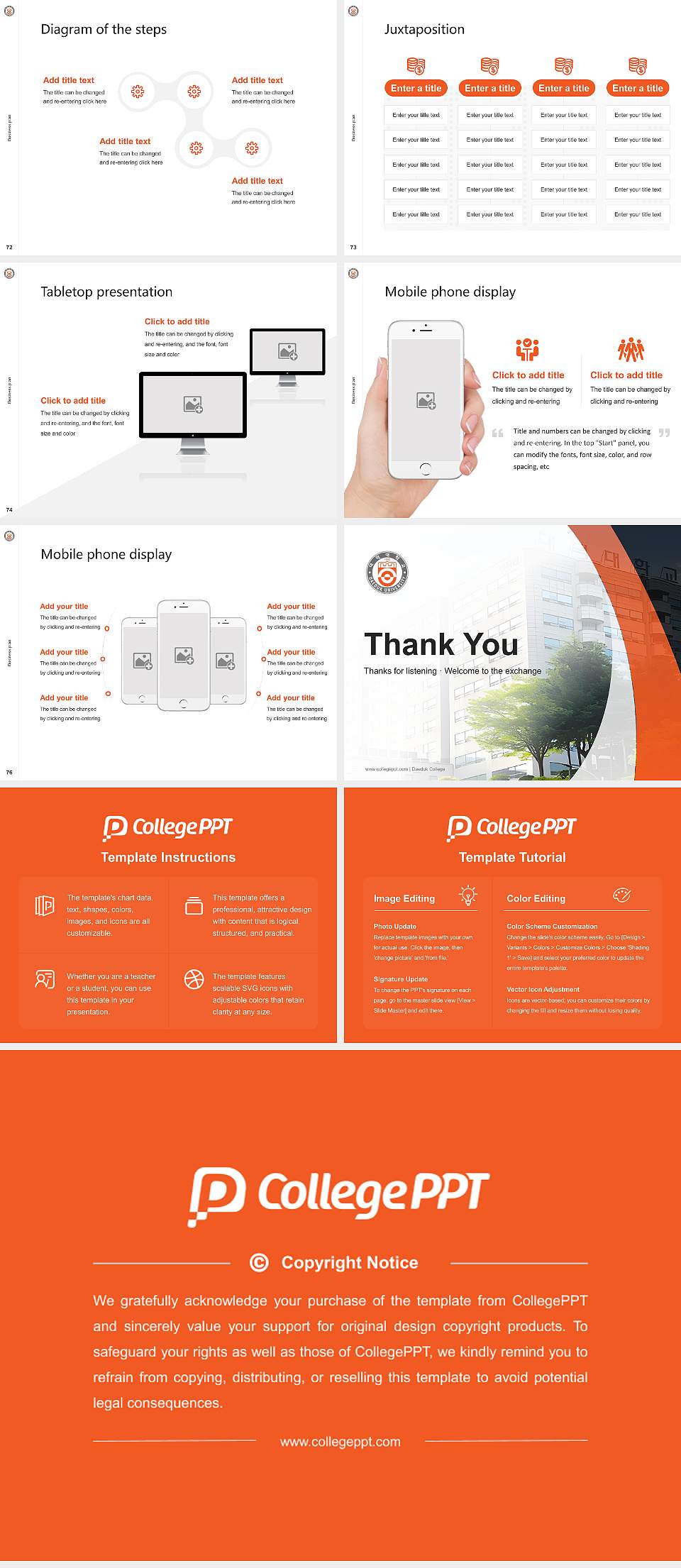 Daeduk College Competition/Entrepreneurship Contest PPT Template4:3 ratio PPT effect preview image9