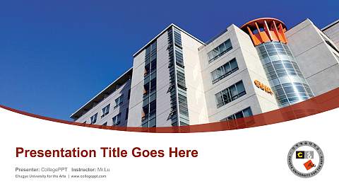 Chugye University for the Arts Course/Courseware Creation PPT Template