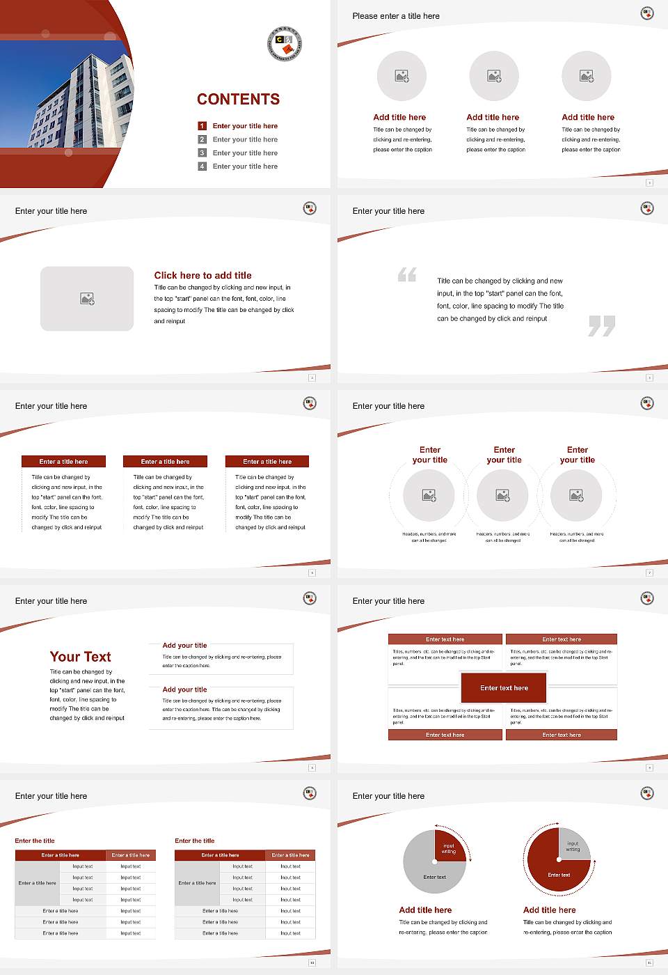 Chugye University for the Arts Course/Courseware Creation PPT Template16:9 ratio PPT effect preview image2