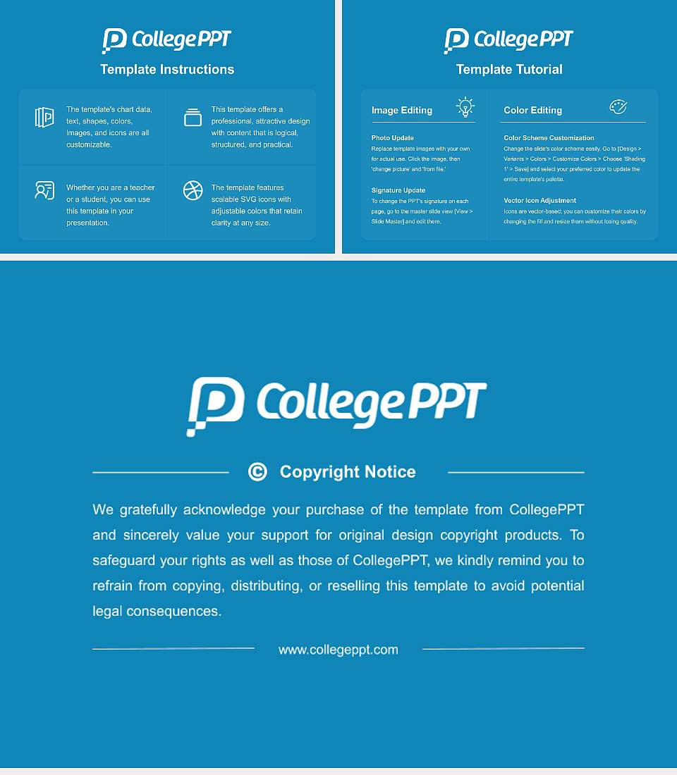 Cheongju National University of Education Course/Courseware Creation PPT Template4:3 ratio PPT effect preview image5