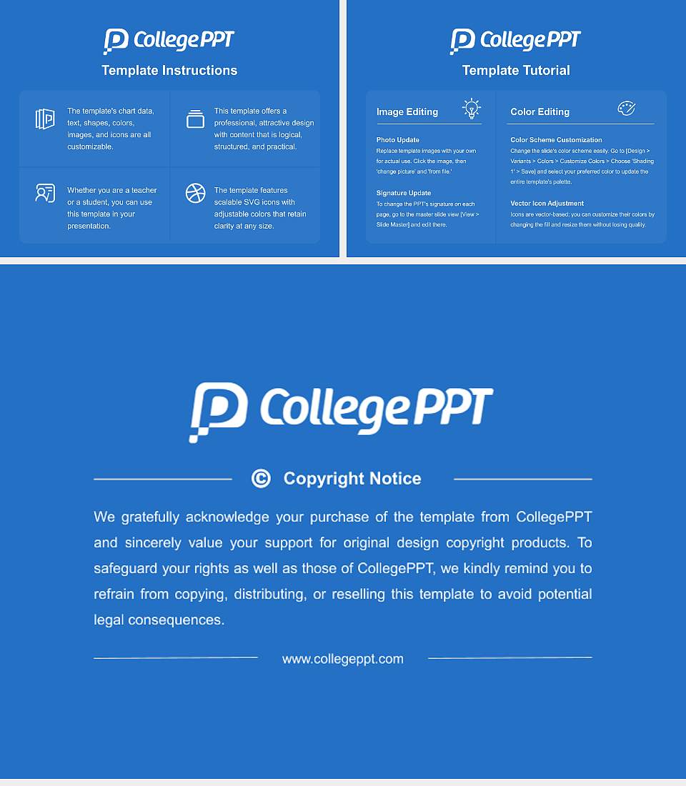 Catholic Sangji College Course/Courseware Creation PPT Template4:3 ratio PPT effect preview image5