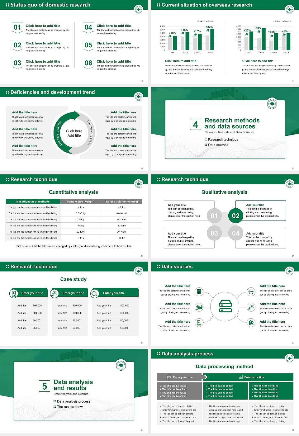 Daejeon University Graduation Thesis Defense PPT Template16:9 ratio PPT effect preview image4