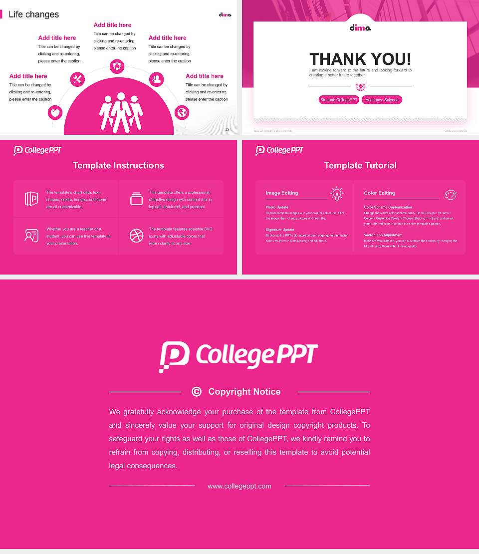 Dong-ah Institute of Media and Arts National Scholarship Defense PPT Template16:9 ratio PPT effect preview image4