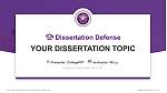 Chungbuk Provincial College Graduation Thesis Defense PPT Template