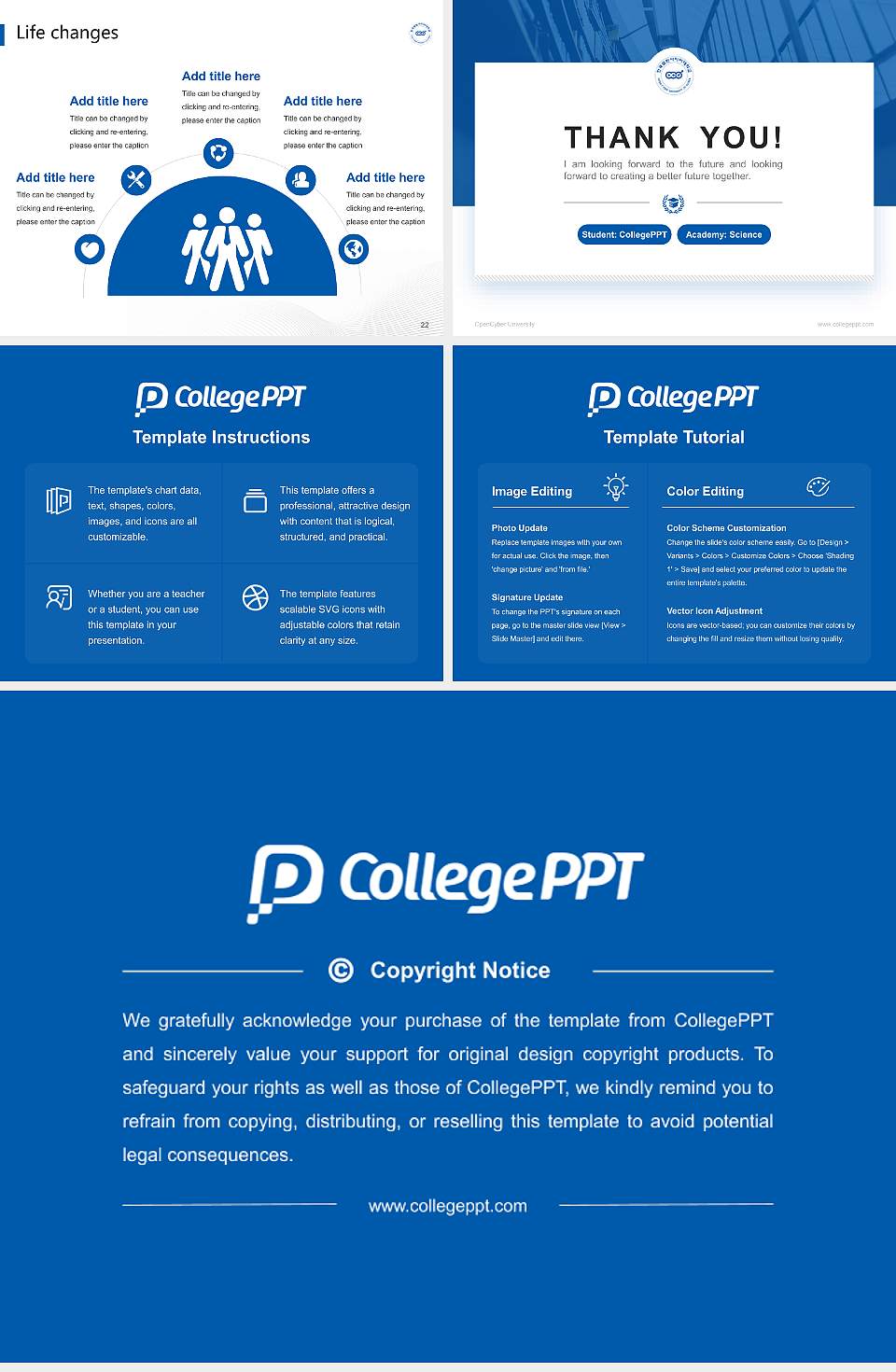 OpenCyber University National Scholarship Defense PPT Template4:3 ratio PPT effect preview image4