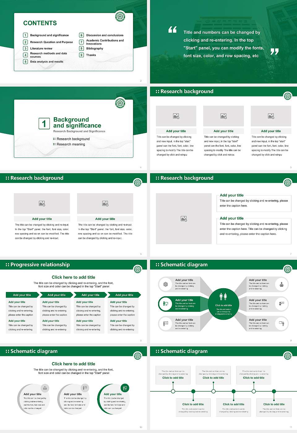 Busan Women’s College Graduation Thesis Defense PPT Template16:9 ratio PPT effect preview image2