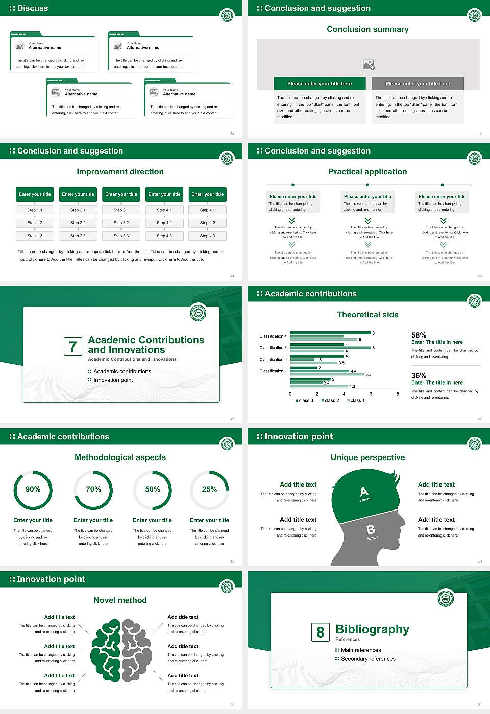 Busan Women’s College Graduation Thesis Defense PPT Template16:9 ratio PPT effect preview image6