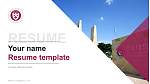Chungbuk National University Resume PPT Template
