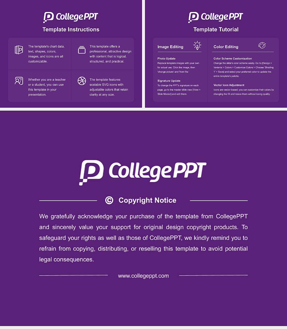 Chungbuk Provincial College Course/Courseware Creation PPT Template4:3 ratio PPT effect preview image5