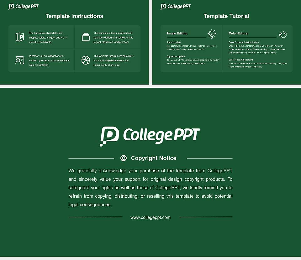 Daewon University College Course/Courseware Creation PPT Template16:9 ratio PPT effect preview image5