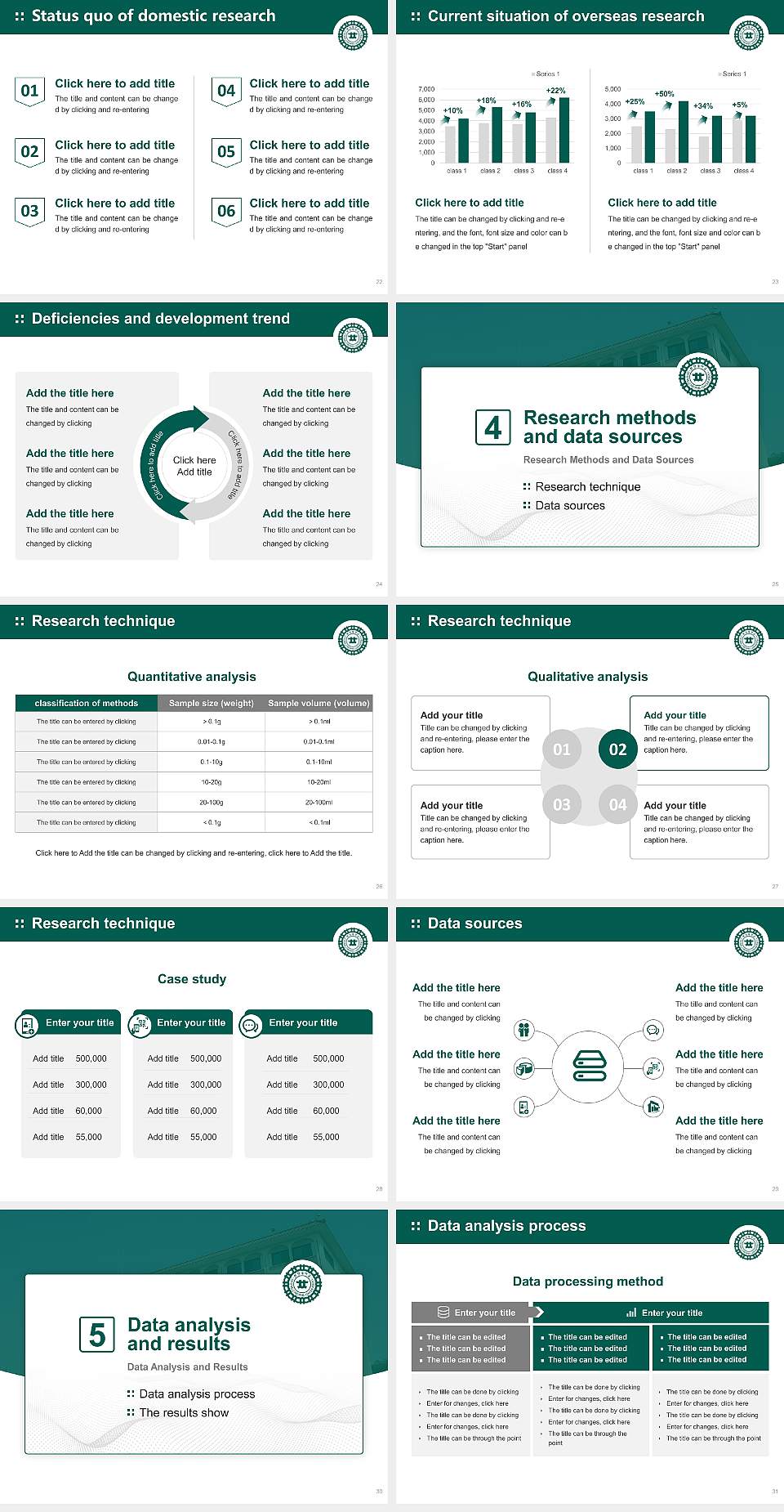 Chung Cheong University Graduation Thesis Defense PPT Template4:3 ratio PPT effect preview image4