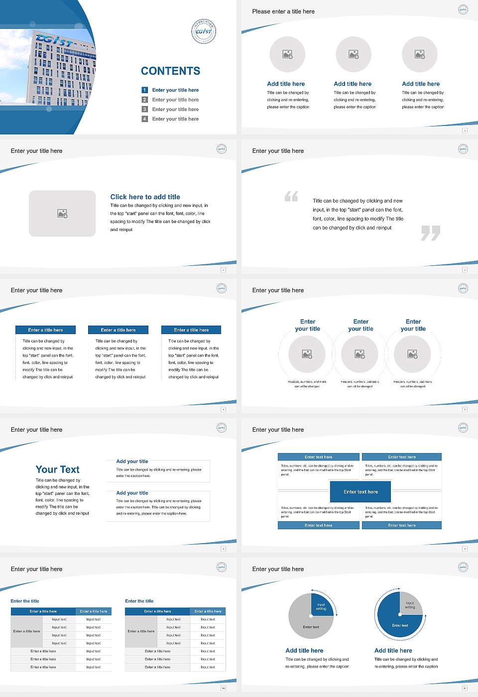 Daegu Gyeongbuk Institute of Science and Technology Course/Courseware Creation PPT Template16:9 ratio PPT effect preview image2