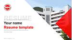 Dong-Pusan College CV Modèle PPT