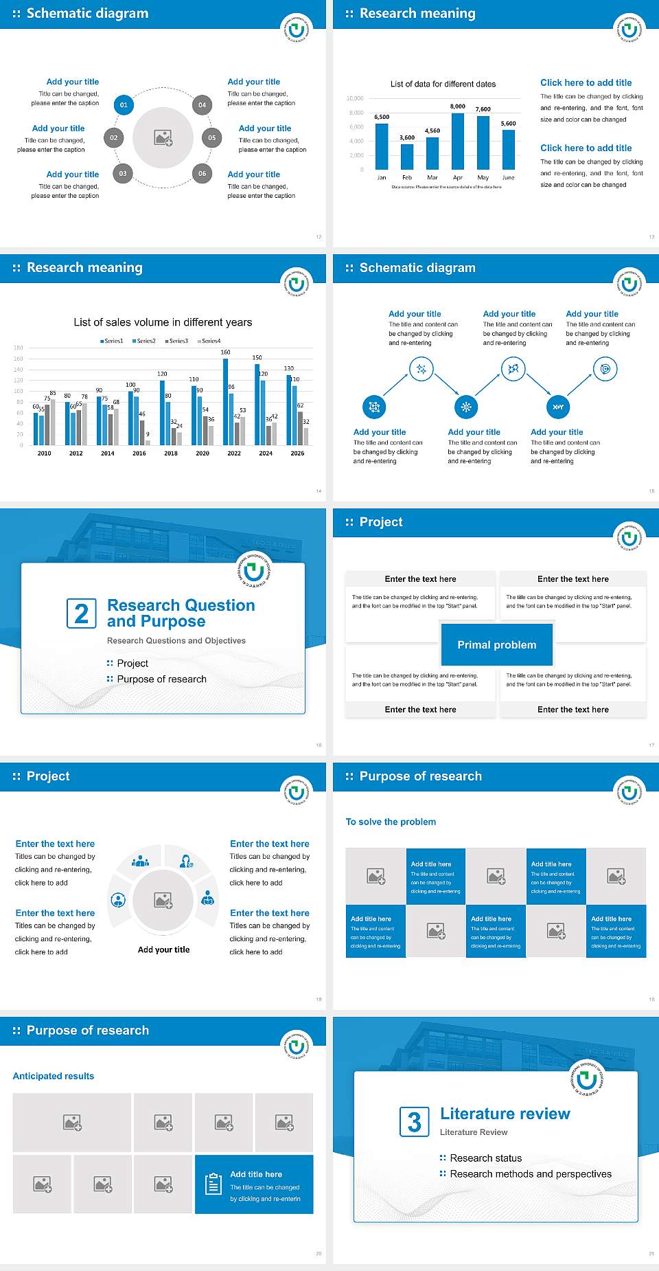 Daegu National University of Education Graduation Thesis Defense PPT Template4:3 ratio PPT effect preview image3