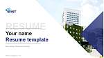 Busan Institute of Science and Technology Resume PPT Template