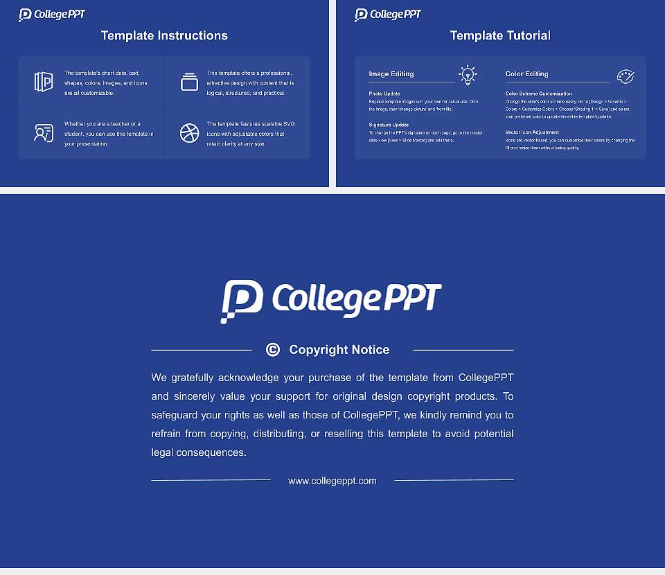 Anyang University Course/Courseware Creation PPT Template16:9 ratio PPT effect preview image5