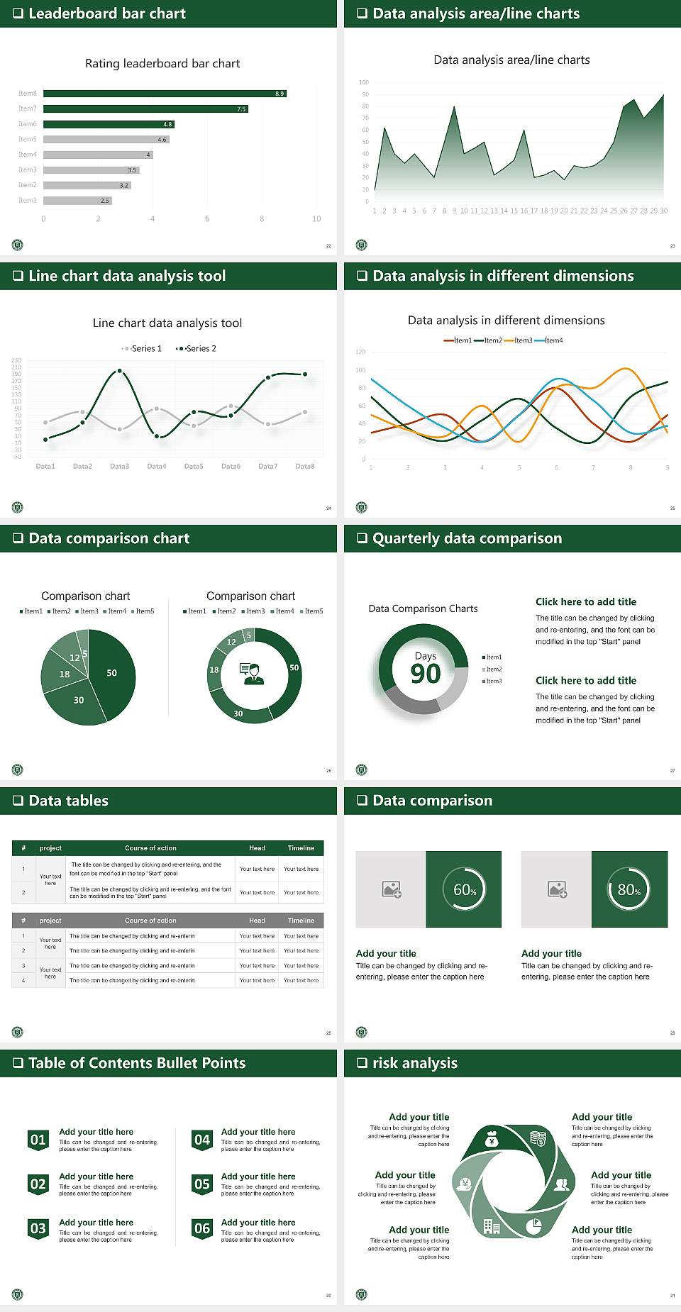 Daewon University College General Purpose PPT Template4:3 ratio PPT effect preview image4