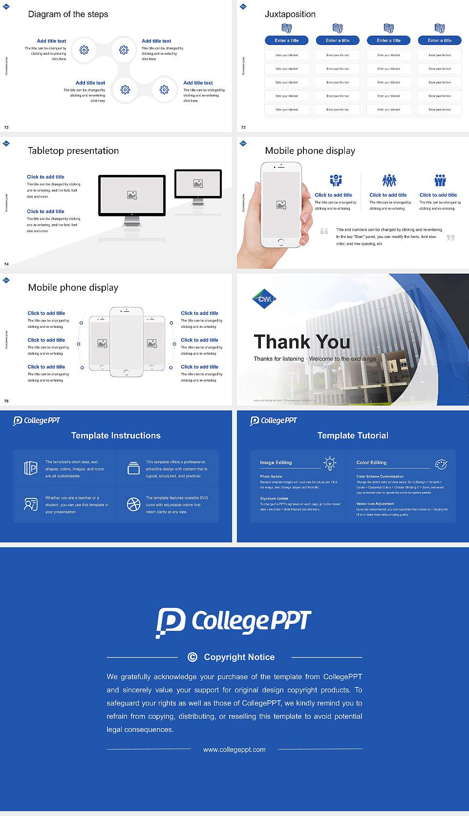 Chungwoon University Competition/Entrepreneurship Contest PPT Template16:9 ratio PPT effect preview image9
