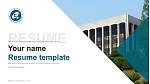 Dong Seoul College Resume Templat PPT