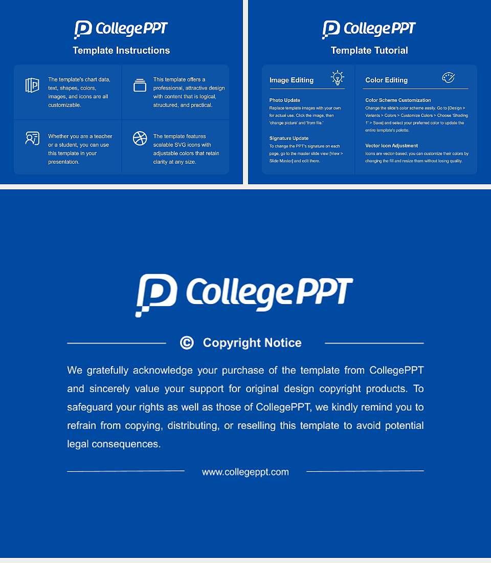 Busan Arts College Course/Courseware Creation PPT Template4:3 ratio PPT effect preview image5