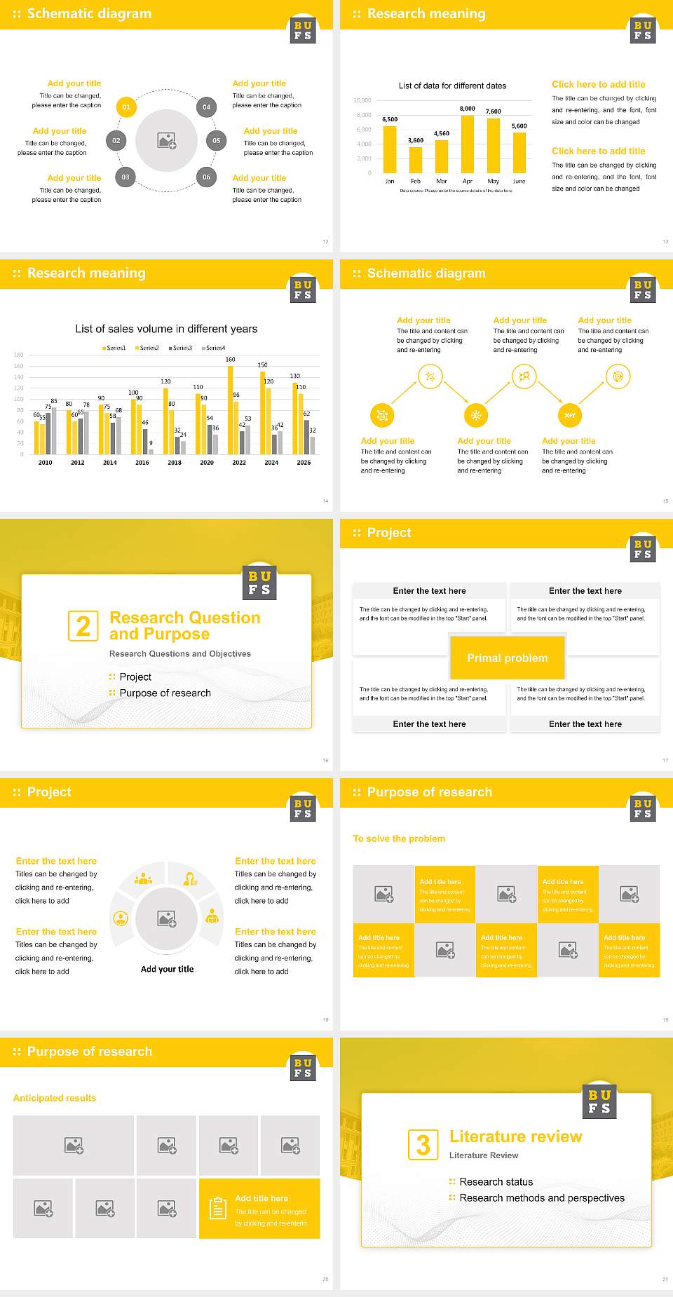 Busan University of Foreign Studies Graduation Thesis Defense PPT Template4:3 ratio PPT effect preview image3