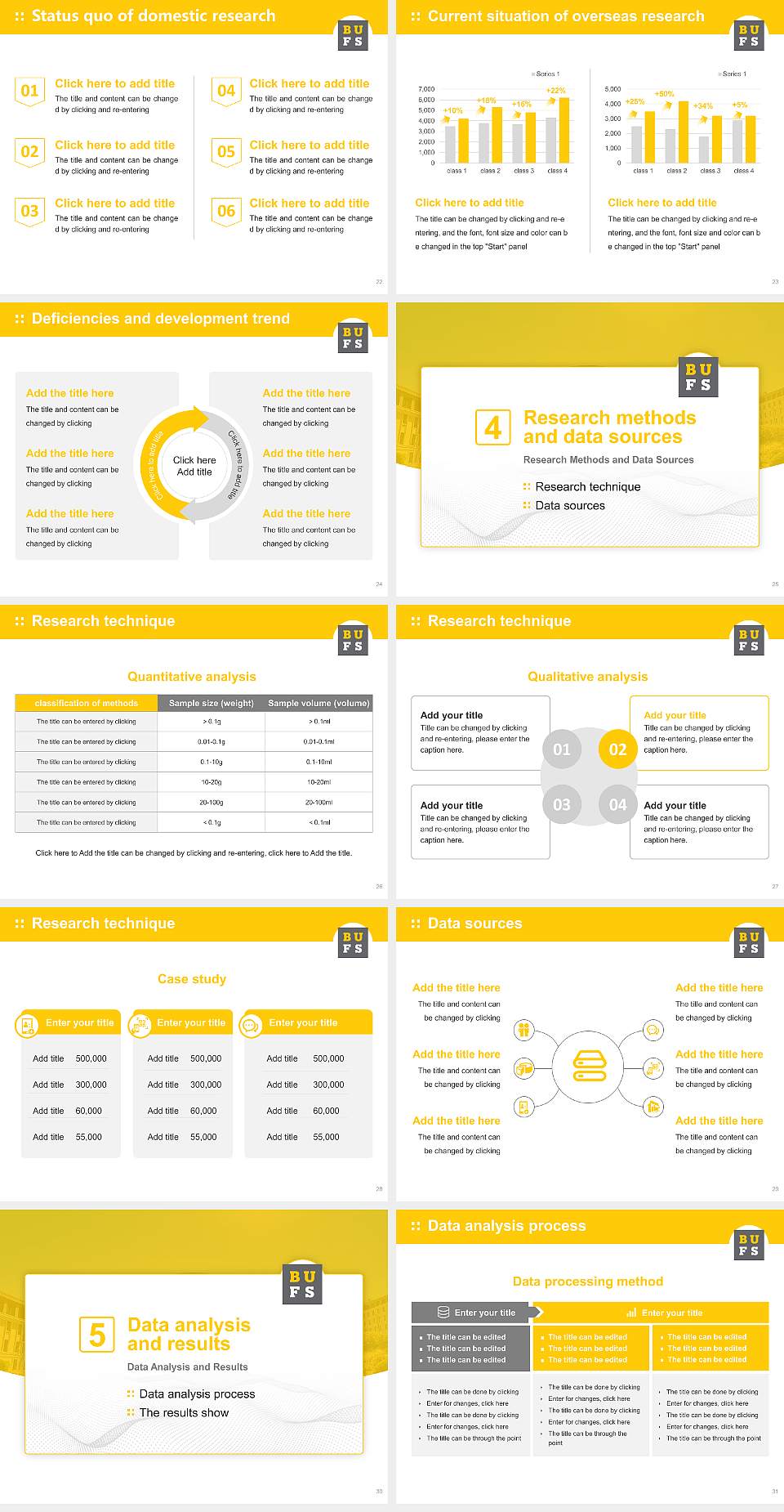 Busan University of Foreign Studies Graduation Thesis Defense PPT Template4:3 ratio PPT effect preview image4