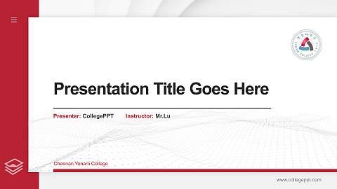 Cheonan Yonam College Thesis Proposal/Graduation Defense PPT Template