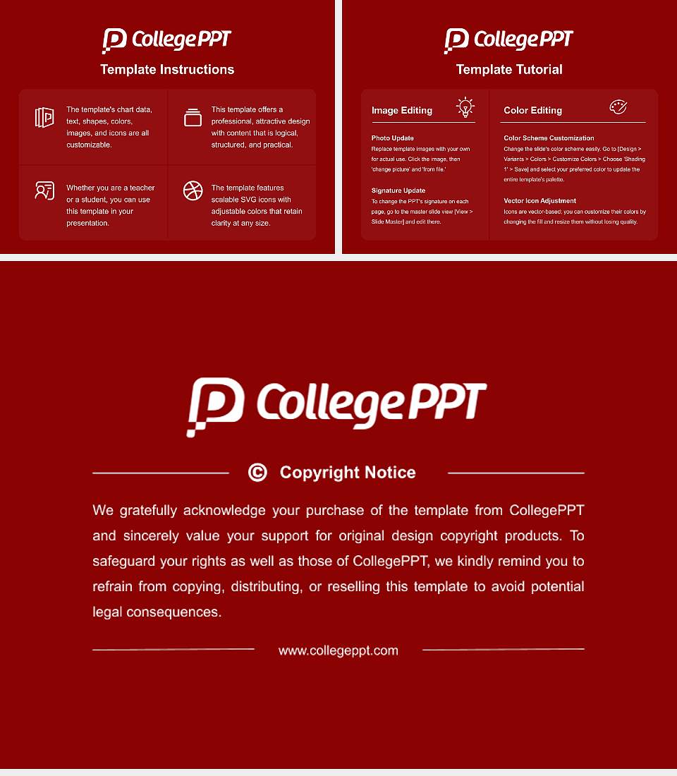 Woongji Accounting & Tax College Course/Courseware Creation PPT Template4:3 ratio PPT effect preview image5