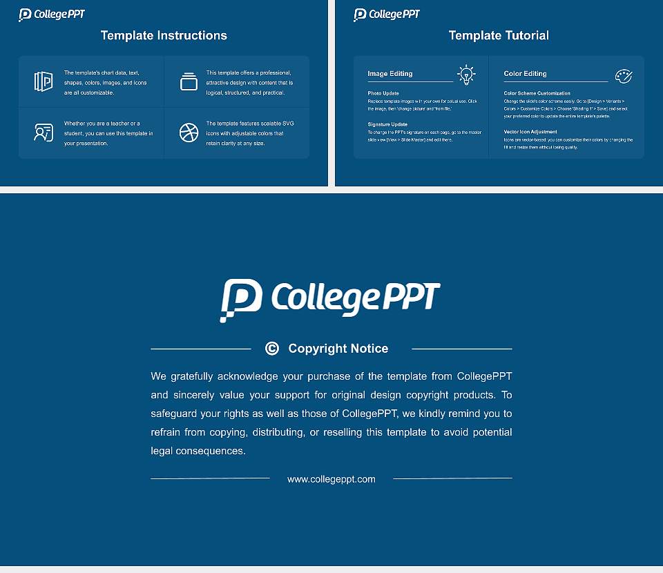Baekseok Arts University Course/Courseware Creation PPT Template16:9 ratio PPT effect preview image5