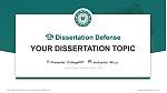 Chung Cheong University Graduation Thesis Defense PPT Template