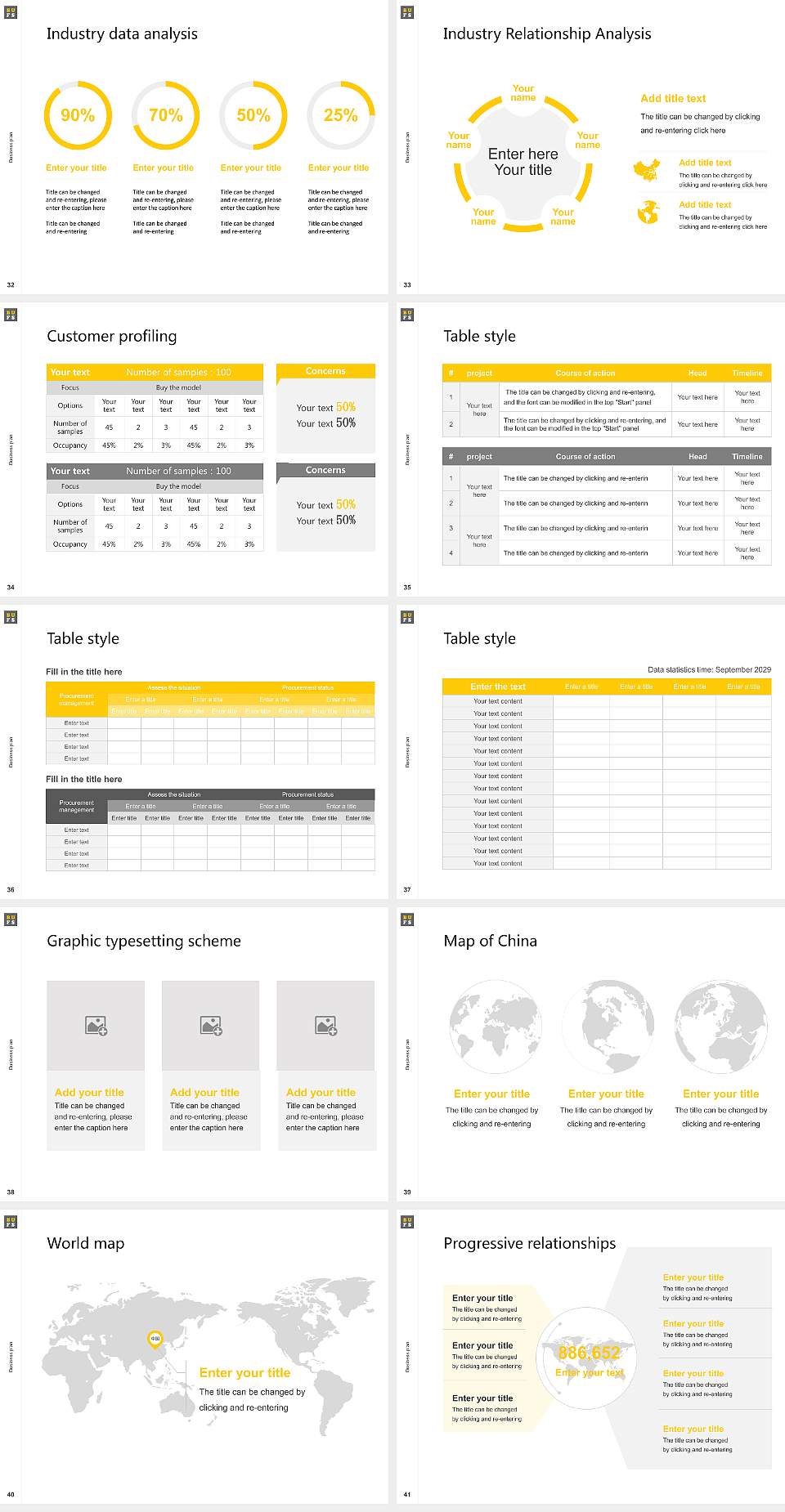 Busan University of Foreign Studies Competition/Entrepreneurship Contest PPT Template4:3 ratio PPT effect preview image5