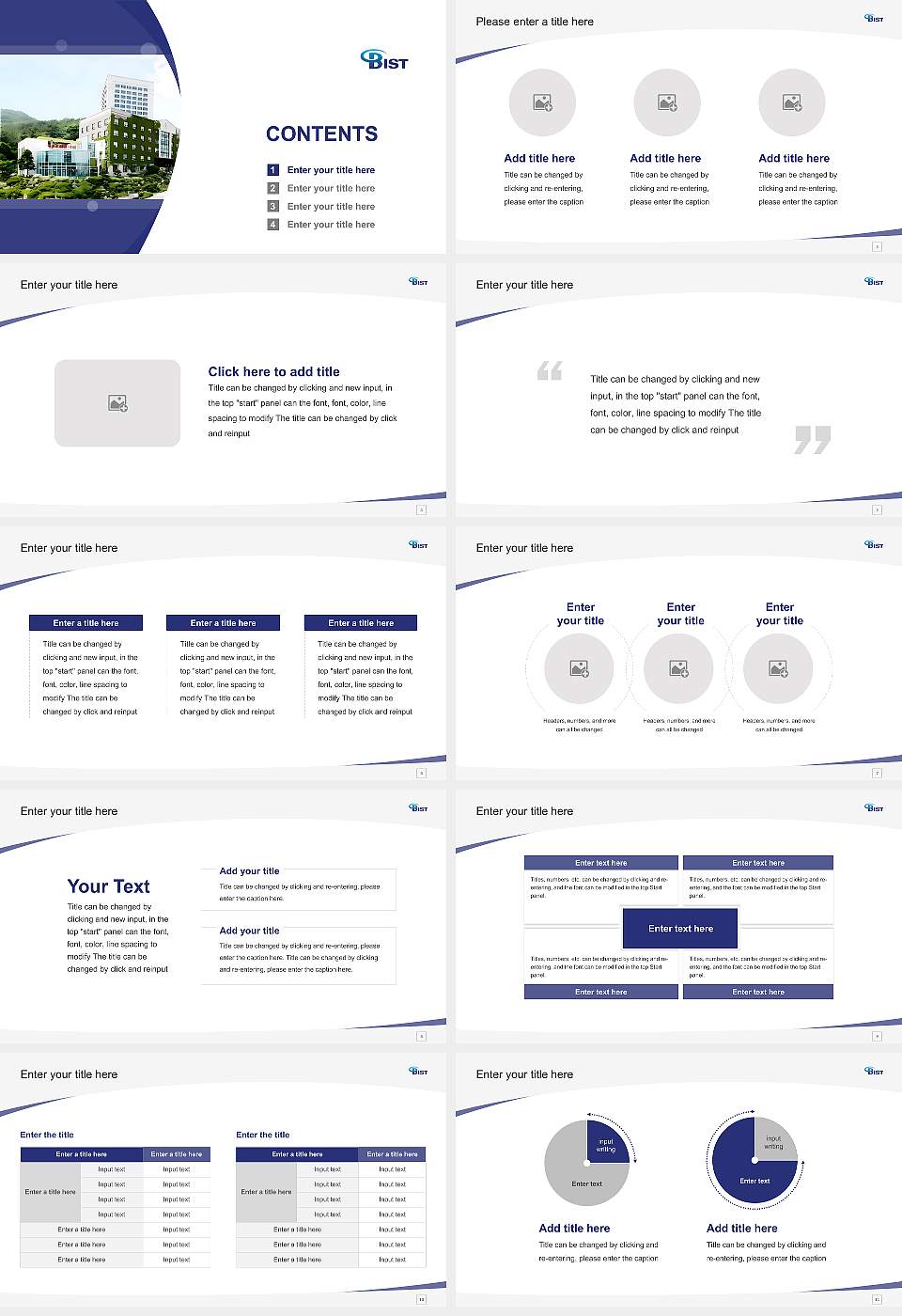 Busan Institute of Science and Technology Course/Courseware Creation PPT Template16:9 ratio PPT effect preview image2