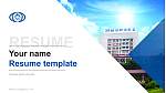 Chunnam Techno University Resume PPT Template