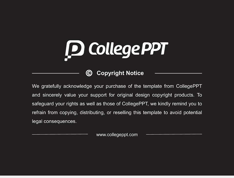 Chongshin University Thesis Proposal/Graduation Defense PPT Template4:3 ratio PPT effect preview image5