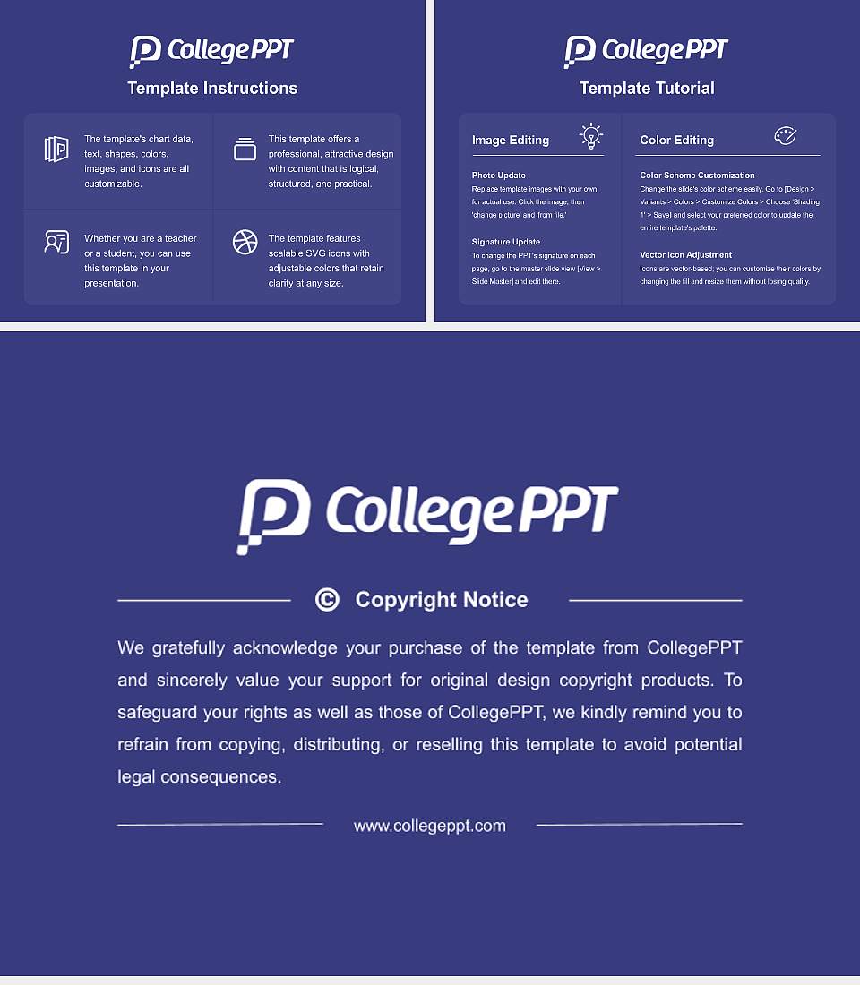 Daedong College Course/Courseware Creation PPT Template4:3 ratio PPT effect preview image5