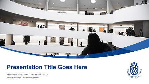 Busan Arts College Course/Courseware Creation PPT Template