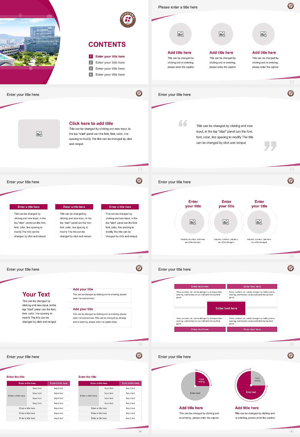 Daegu Health College Course/Courseware Creation PPT Template16:9 ratio PPT effect preview image2