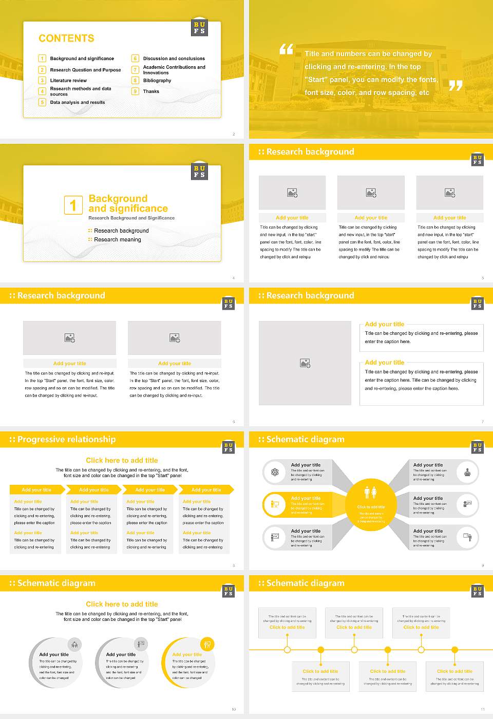 Busan University of Foreign Studies Graduation Thesis Defense PPT Template16:9 ratio PPT effect preview image2