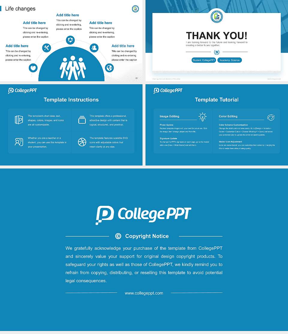 Cheongju National University of Education National Scholarship Defense PPT Template16:9 ratio PPT effect preview image4