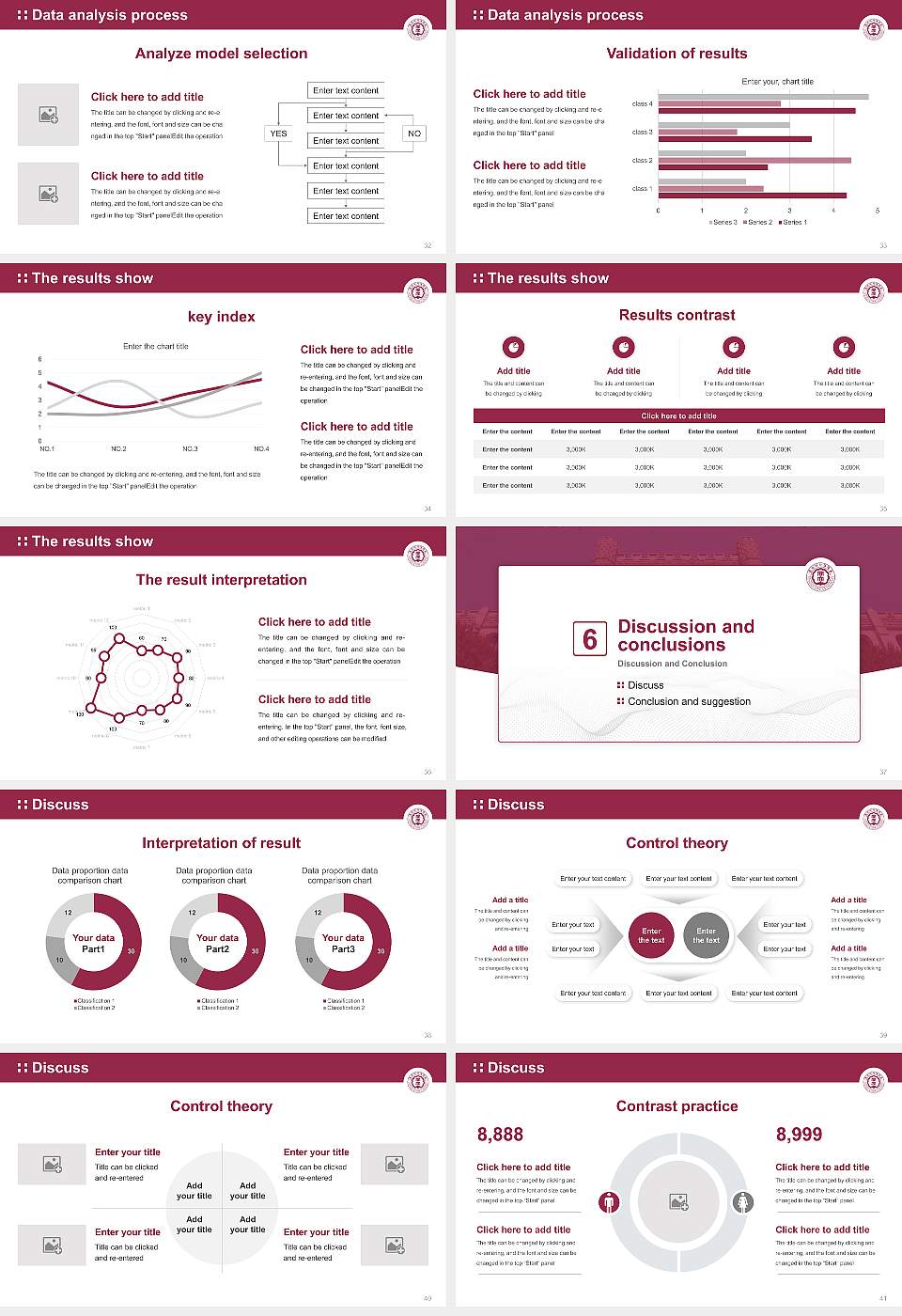 Dongduk Women’s University Graduation Thesis Defense PPT Template16:9 ratio PPT effect preview image5