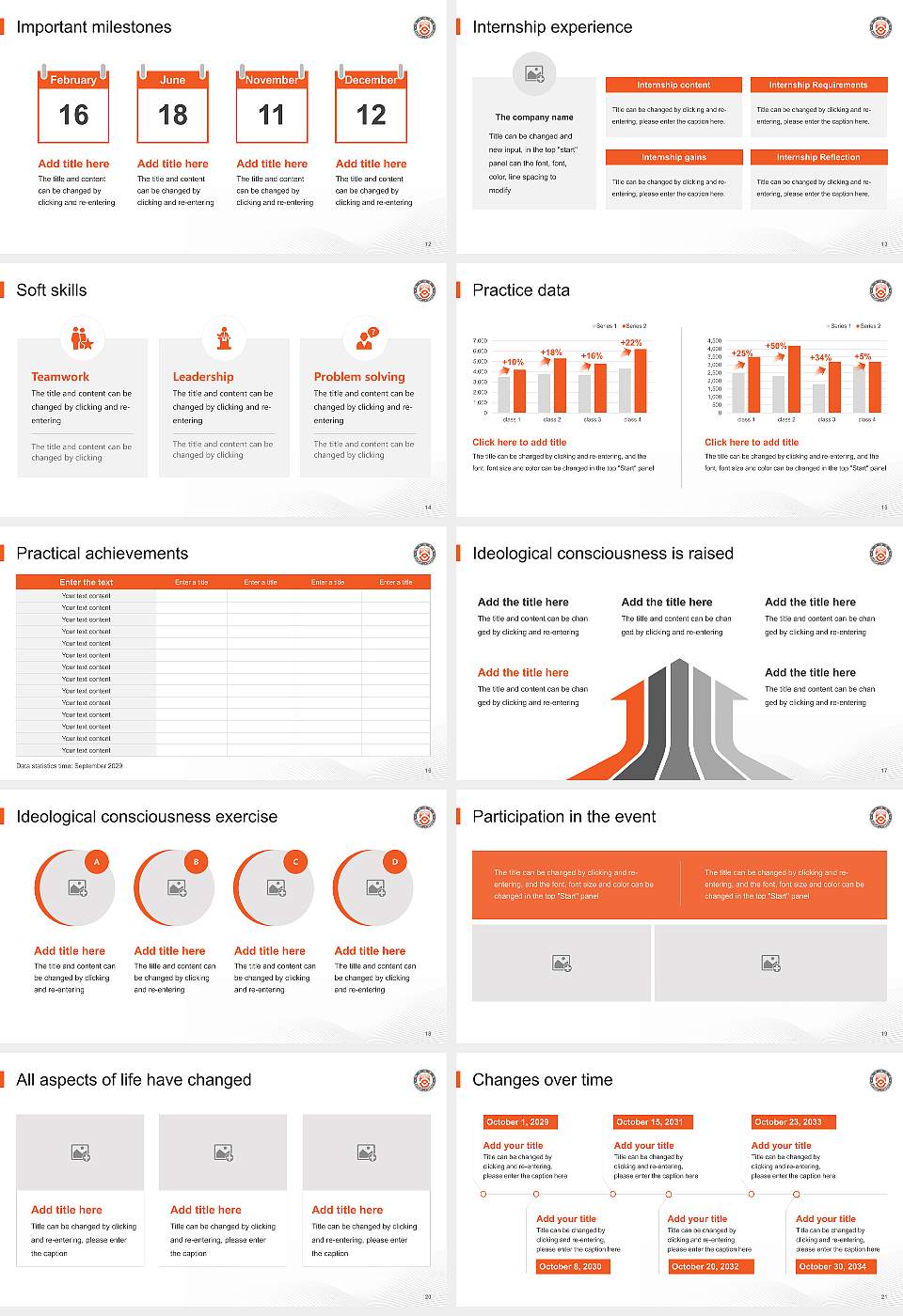 Daeduk College National Scholarship Defense PPT Template16:9 ratio PPT effect preview image3