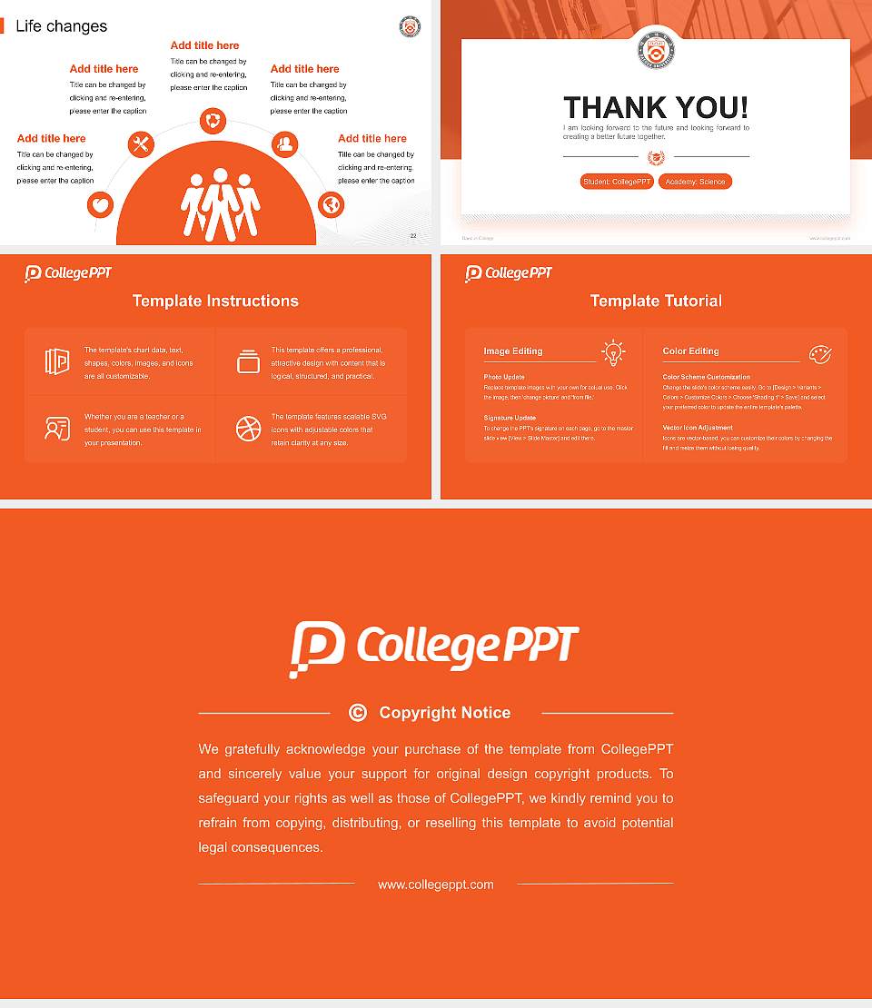 Daeduk College National Scholarship Defense PPT Template16:9 ratio PPT effect preview image4
