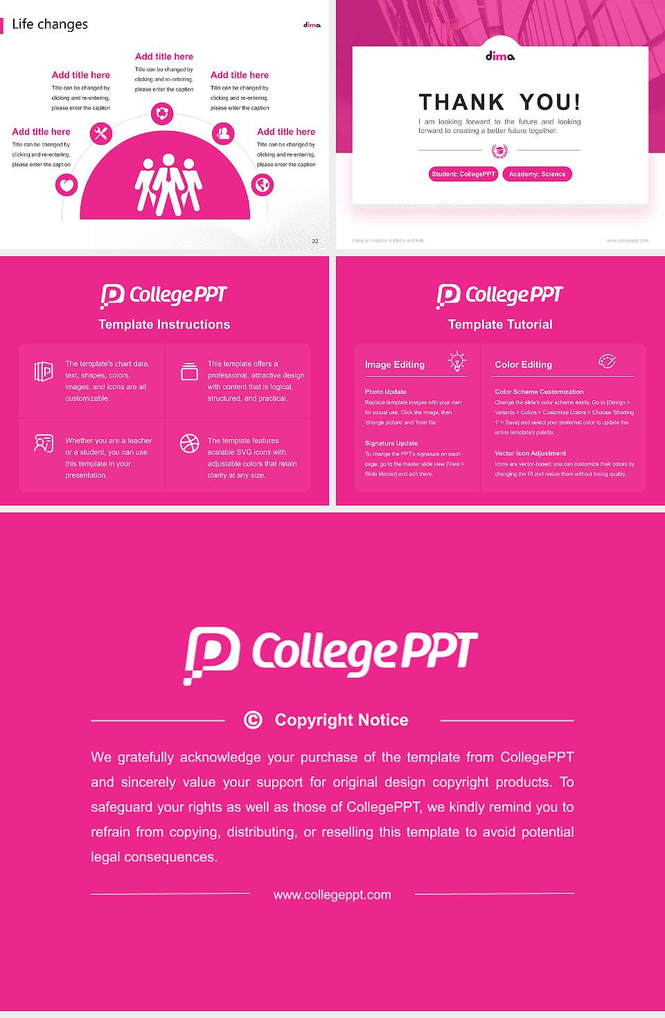 Dong-ah Institute of Media and Arts National Scholarship Defense PPT Template4:3 ratio PPT effect preview image4