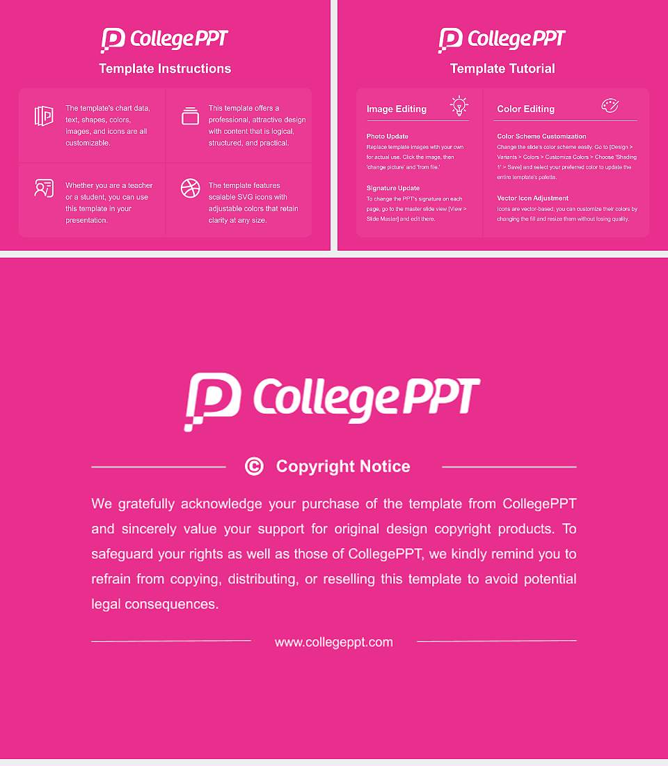 Daegu Arts University Course/Courseware Creation PPT Template4:3 ratio PPT effect preview image5