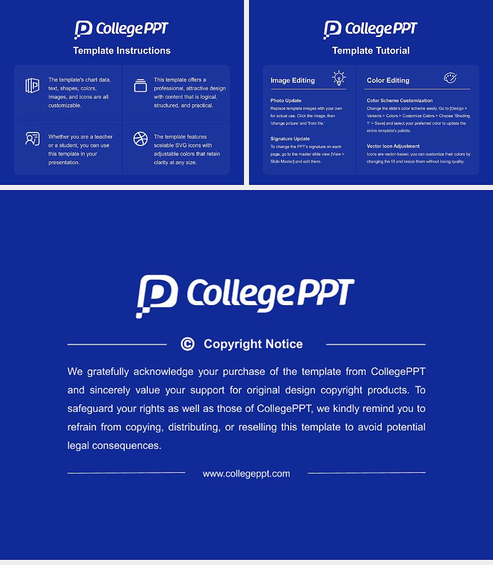 Catholic University of Korea Course/Courseware Creation PPT Template4:3 ratio PPT effect preview image5