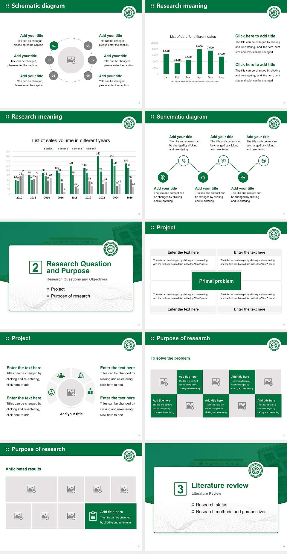 Busan Women’s College Graduation Thesis Defense PPT Template4:3 ratio PPT effect preview image3