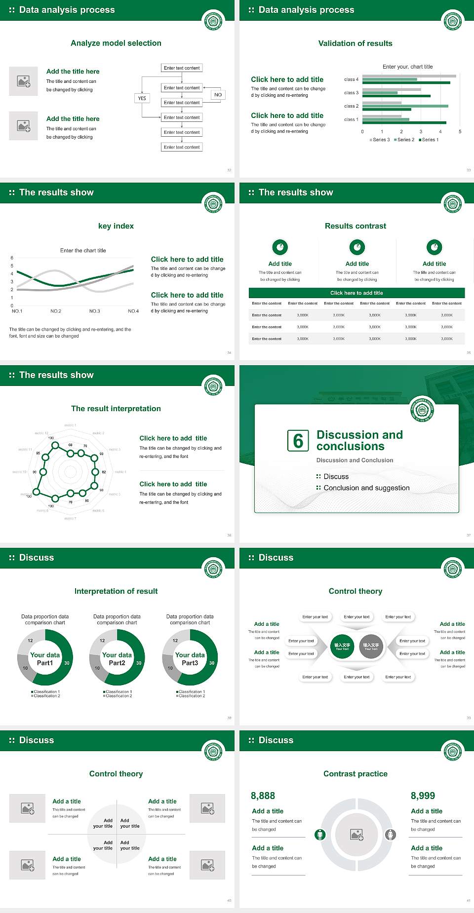 Busan Women’s College Graduation Thesis Defense PPT Template4:3 ratio PPT effect preview image5