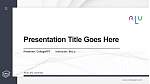 Asia LIFE University Thesis Proposal/Graduation Defense PPT Template