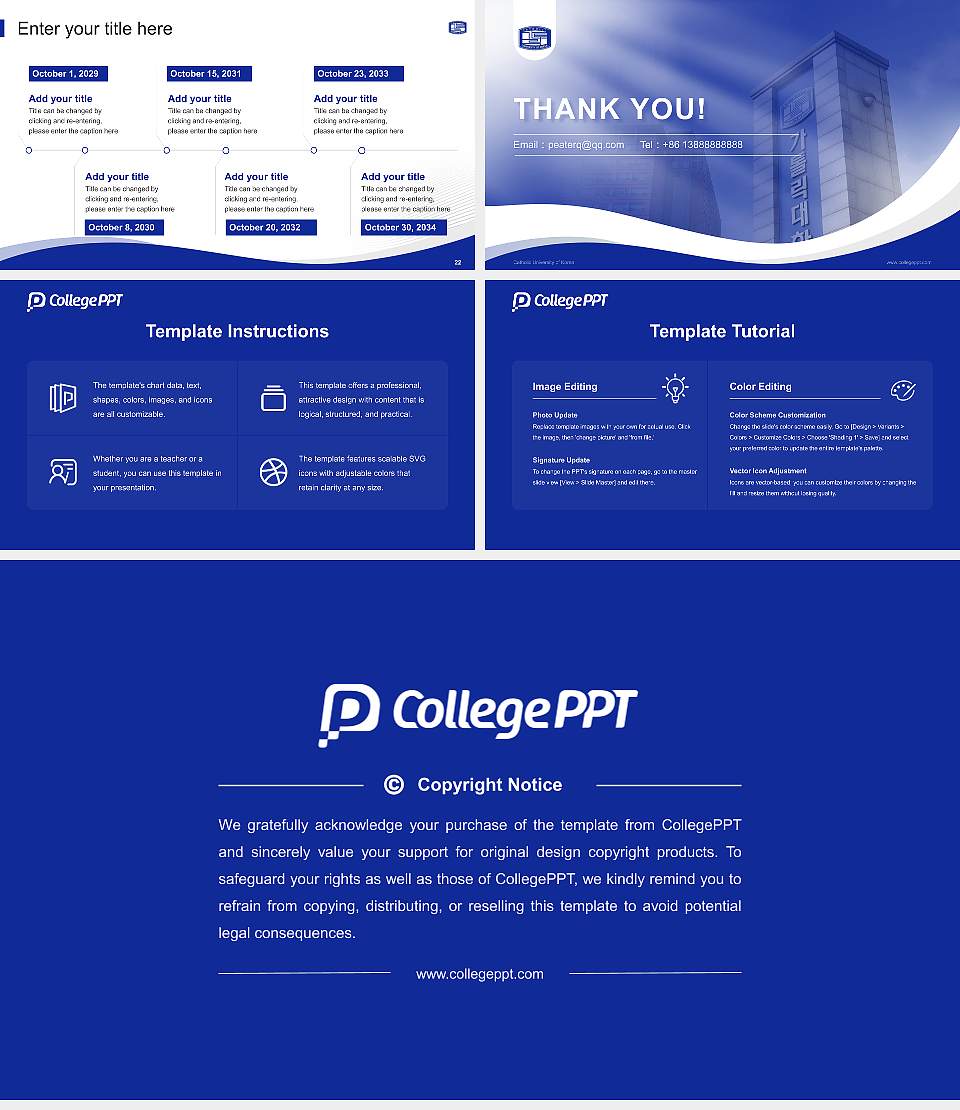 Catholic University of Korea Lecture Sharing and Networking Event PPT Template16:9 ratio PPT effect preview image4